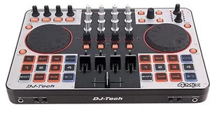 DJ-Tech - 4MIX - 4-Channel Contrôleur avec interface audio + Virtuel DJ LE