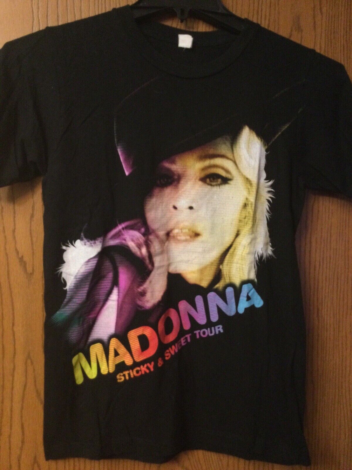 Madonna - Sticky & Sweet Tour -Black Shirt. - image 1