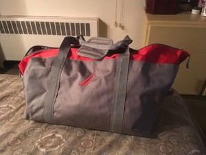 nautica luggage grey orange