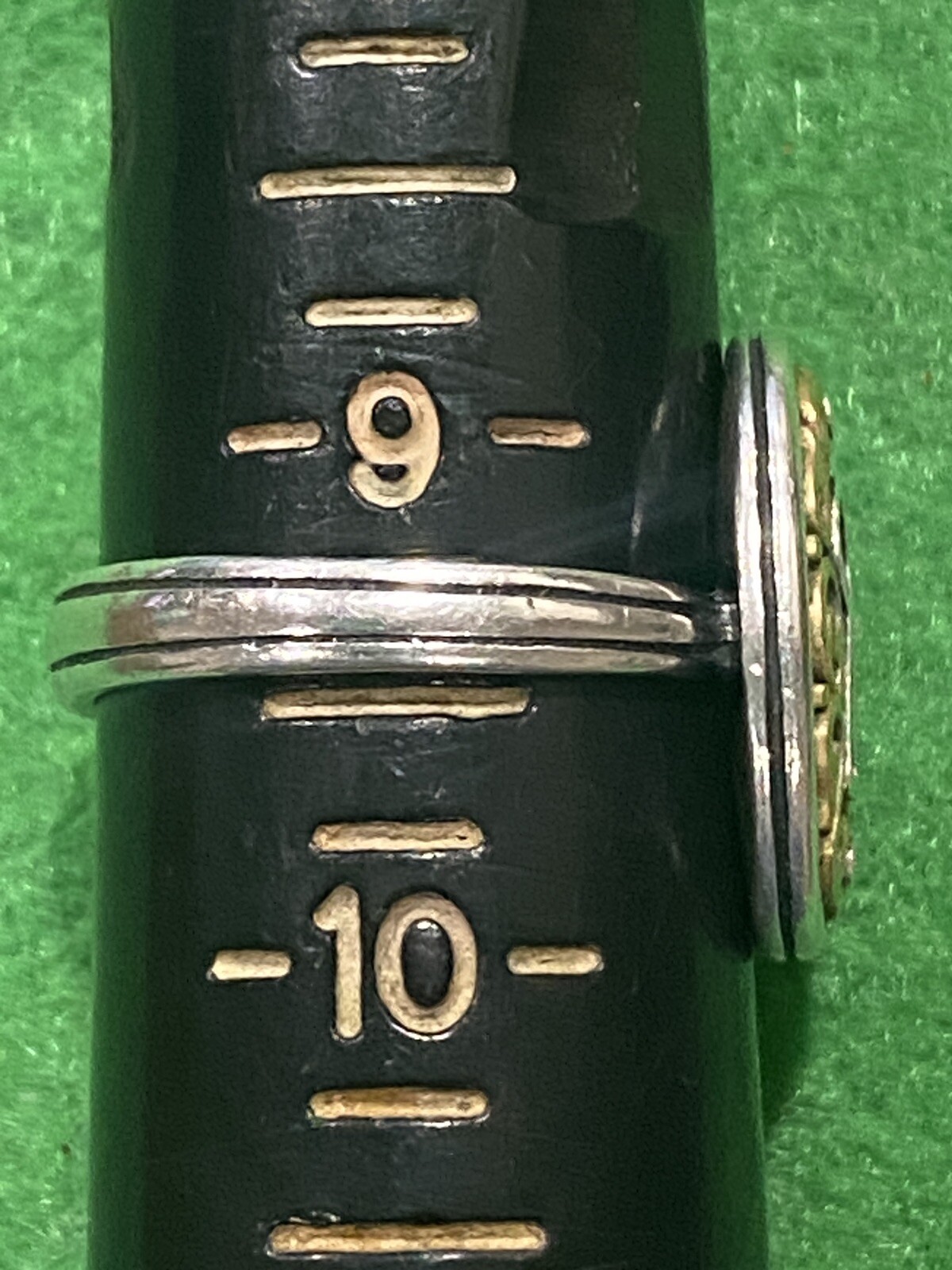 James Avery Retired Silver and Bronze JOURNEY Ring Si… Gem