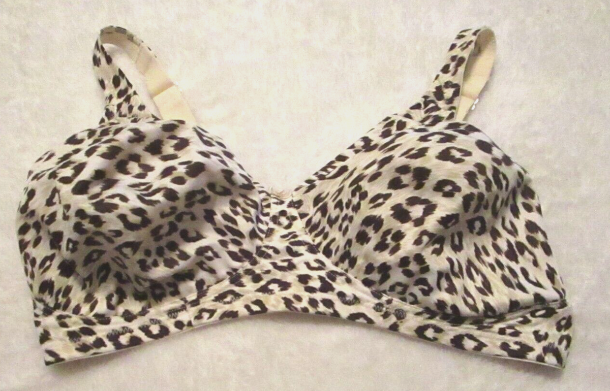 その他 Continuation Playtex 7524 Exotic Leopard Full Coverage Lined Unpadded Wireless