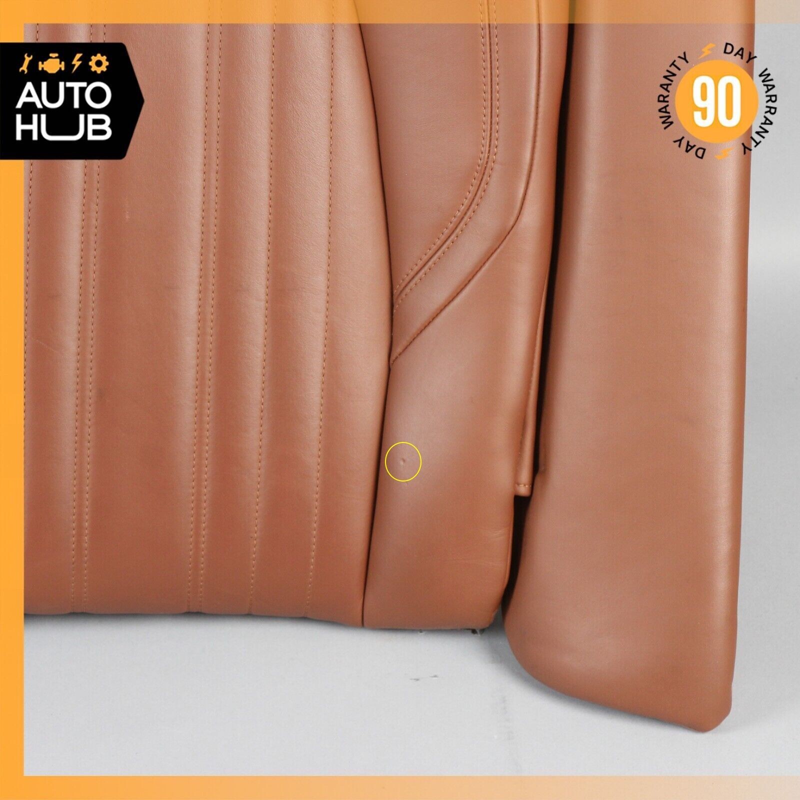 14-17 Maserati Ghibli M157 Rear Left & Right Seat Cushion Top Upper OEM 51k