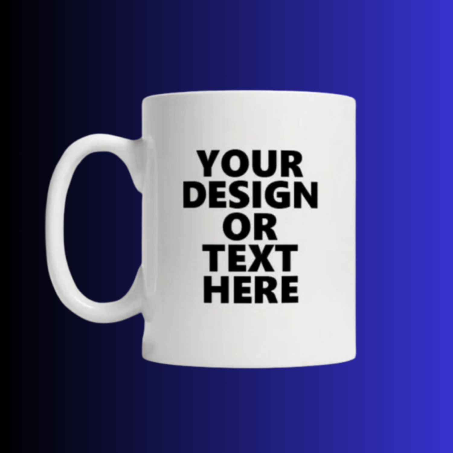 Personalised Coffee Mug Custom Print Your Text - Mug Custom text Christmas Gift