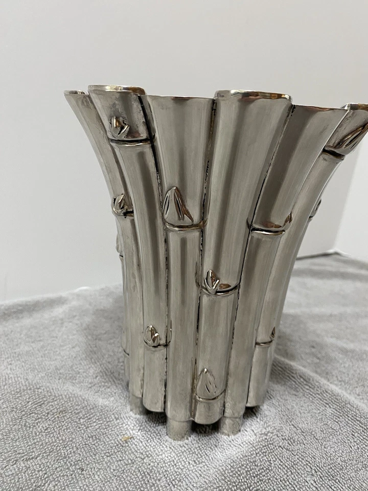 Jarrón jardinera francesa de mediados del siglo XX - estilo Maison Bagues Foto 2 de 4