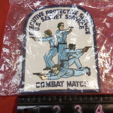 U.S. Secret Service Executive Protective Service COMBAT MATCH Patch Rare Vintage