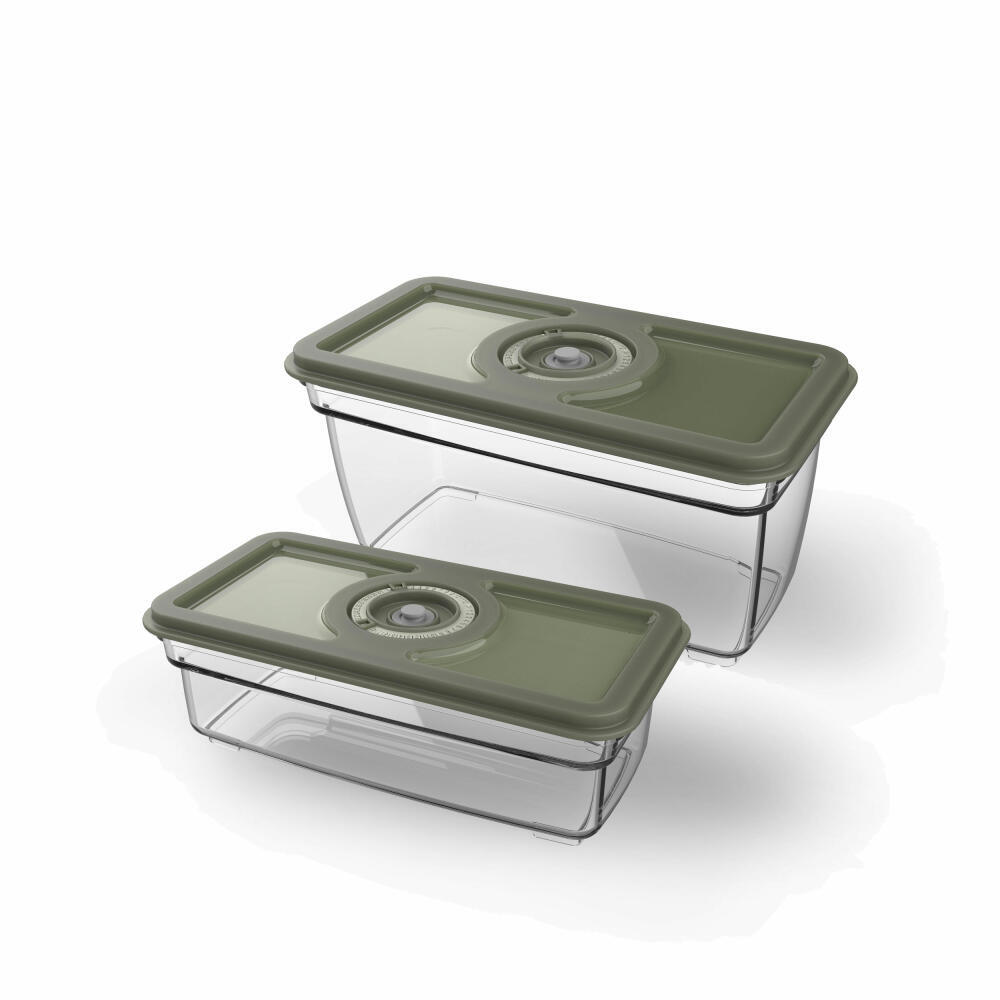 AEG Vakuumierbehälter-Set für Fresh Kit+, 2-tlg., Vakuumdosen 1 L + 1.6 L, AVFB1