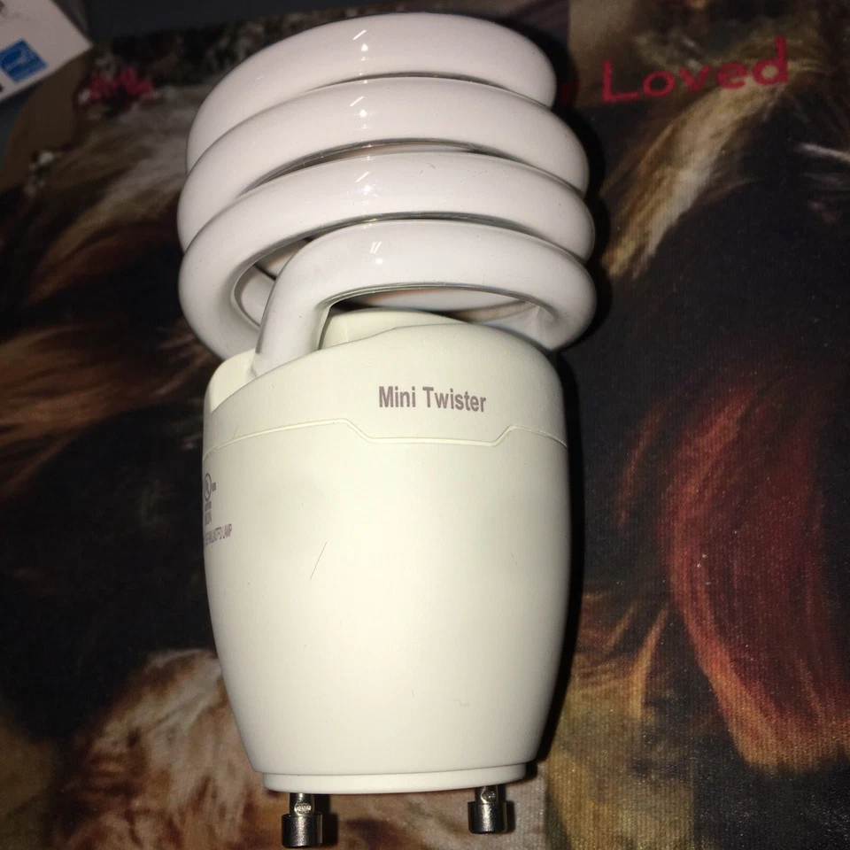 Philips 23w=100w Mini Twist GU24 CFL 2700k Warm White Fluorescent Bulb 👀GR8 BUY - Image 2 of 4