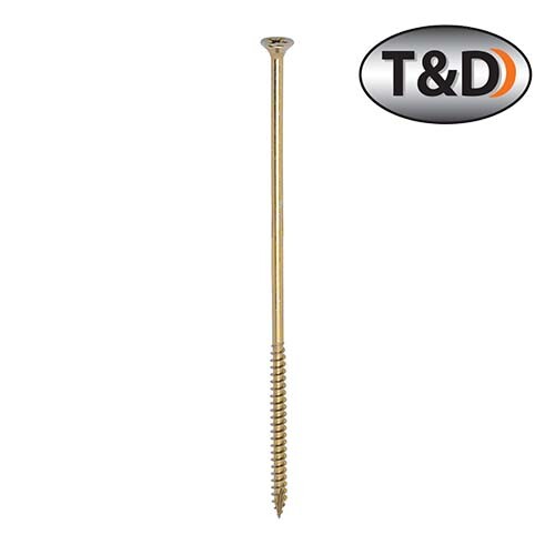 Timco 6.0x180 Classic Multi-Purpose Wood Screws - PZ Double Countersunk, 100Pack