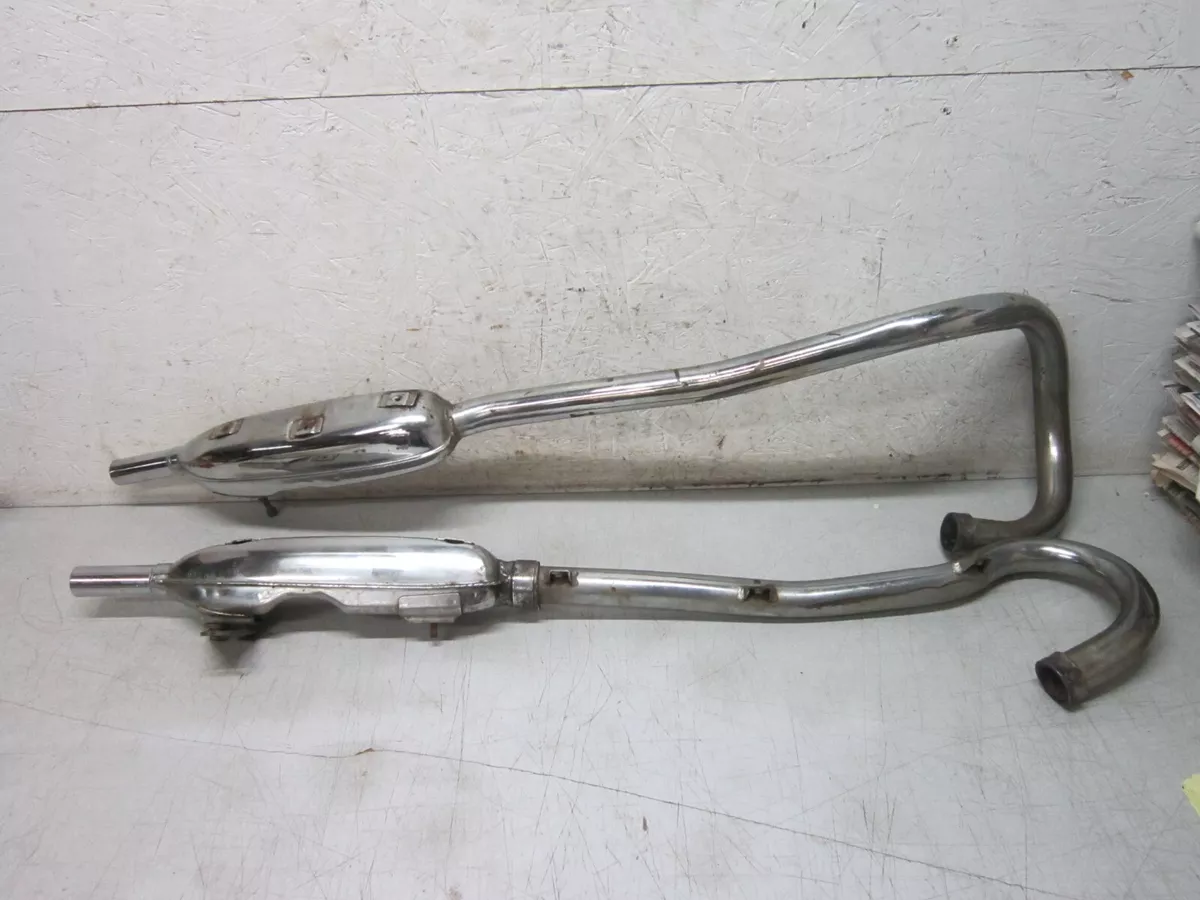 1971 Honda CL350 Exhaust Pipes and Mufflers HM318 eBay
