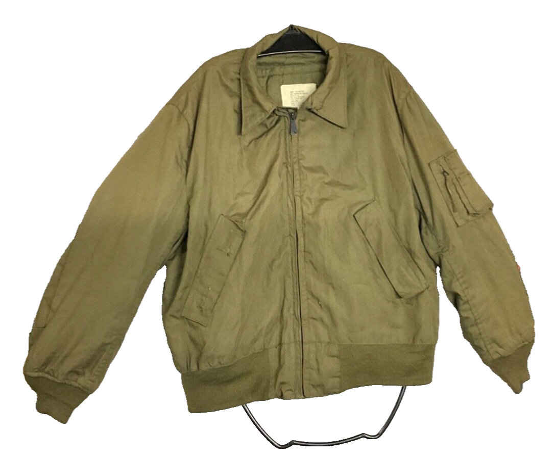 1980's CVC JACKET COLD WEATHER HIGH TEMPERATURE RESISTANT, OD