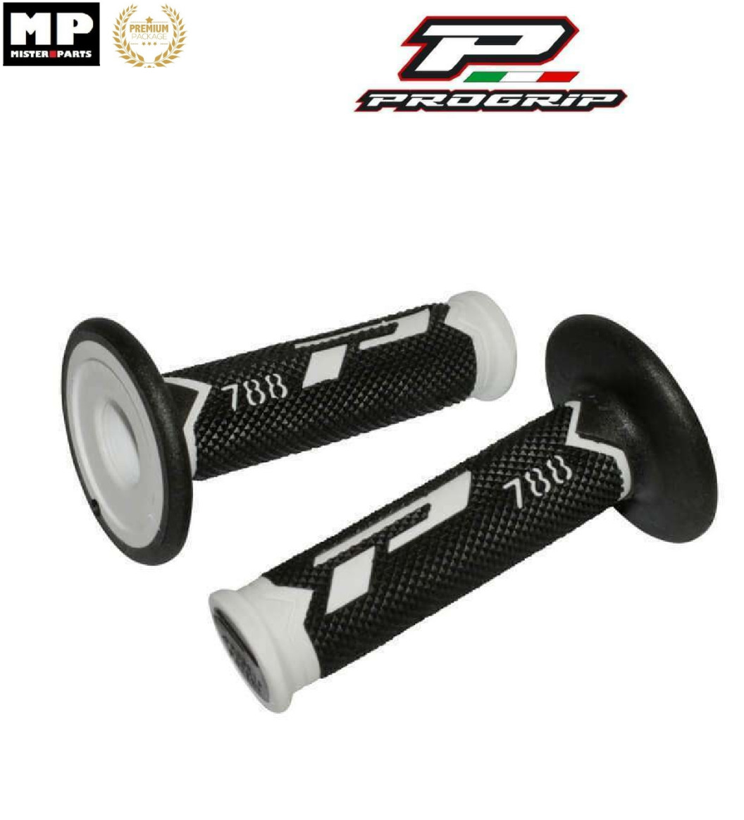 Poignées PROGRIP 788 anti-glisse de 115 mm pour éliminer le mal de bras en MX