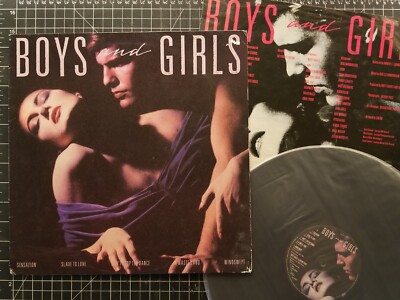 BRYAN FERRY Boys And Girls LP 1985 GERMAN PRESS w/ INNER David Gilmour LUDWIG