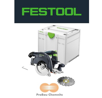 FESTOOL Akku Handkreissäge HKC 55 Li EB-Basic 576163 SYS3 M 337 NEU, ORIGINAL