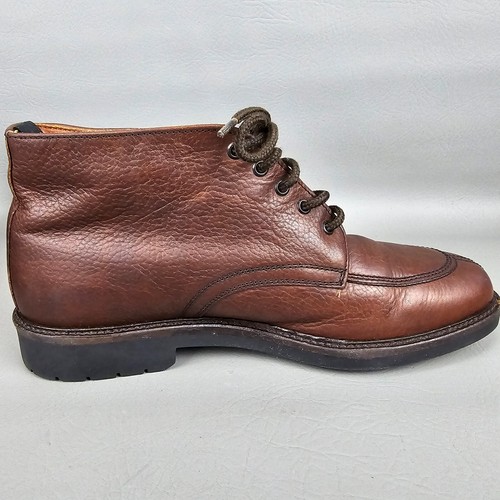 Botas al tobillo de encaje Bostonian Elements para hombre impermeables con punta dividida marrones EE. UU. 10,5 M - Imagen 5 de 12