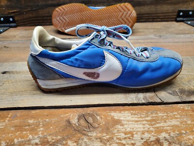 Vintage 1970s Nike Waffle Trainer Sneakers Size 7 Orange
