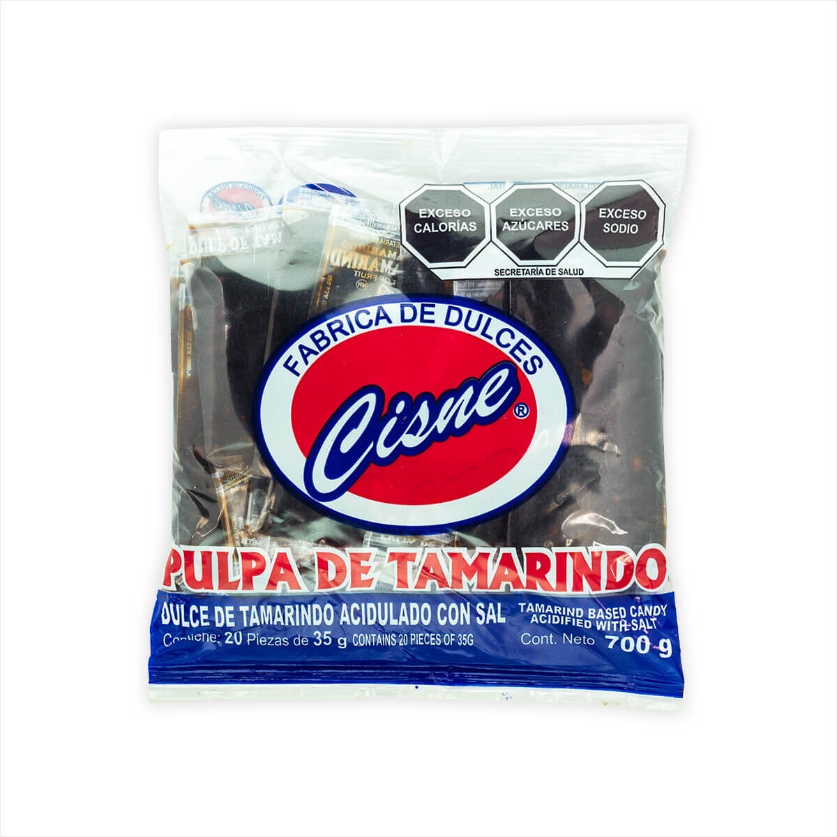 Pulpa De Tamarindo Cisne Acidulado Con Sal Pulpa De Tamarindo Mexicano 20 Piezas