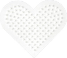 Plaque BIO pour perles standard (Ø5 mm) Petit coeur