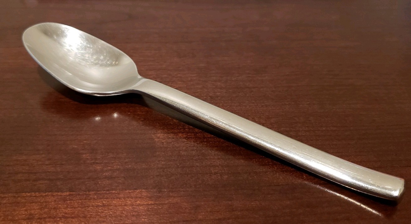 ONEIDA VECTRA (1) SOUP SPOON Glossy Stainless USA Flatware 7 1/2" eBay