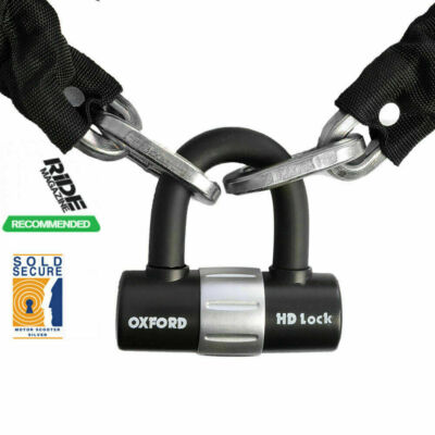 Motorcycle Oxford H/D Lock Chain 1M Motorbike Sold Secure Bike