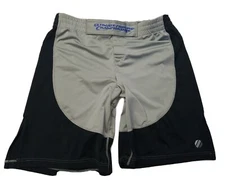 UFC Ultimate Fighting Championship Stretch Shorts Men's Size 34 Black Gray