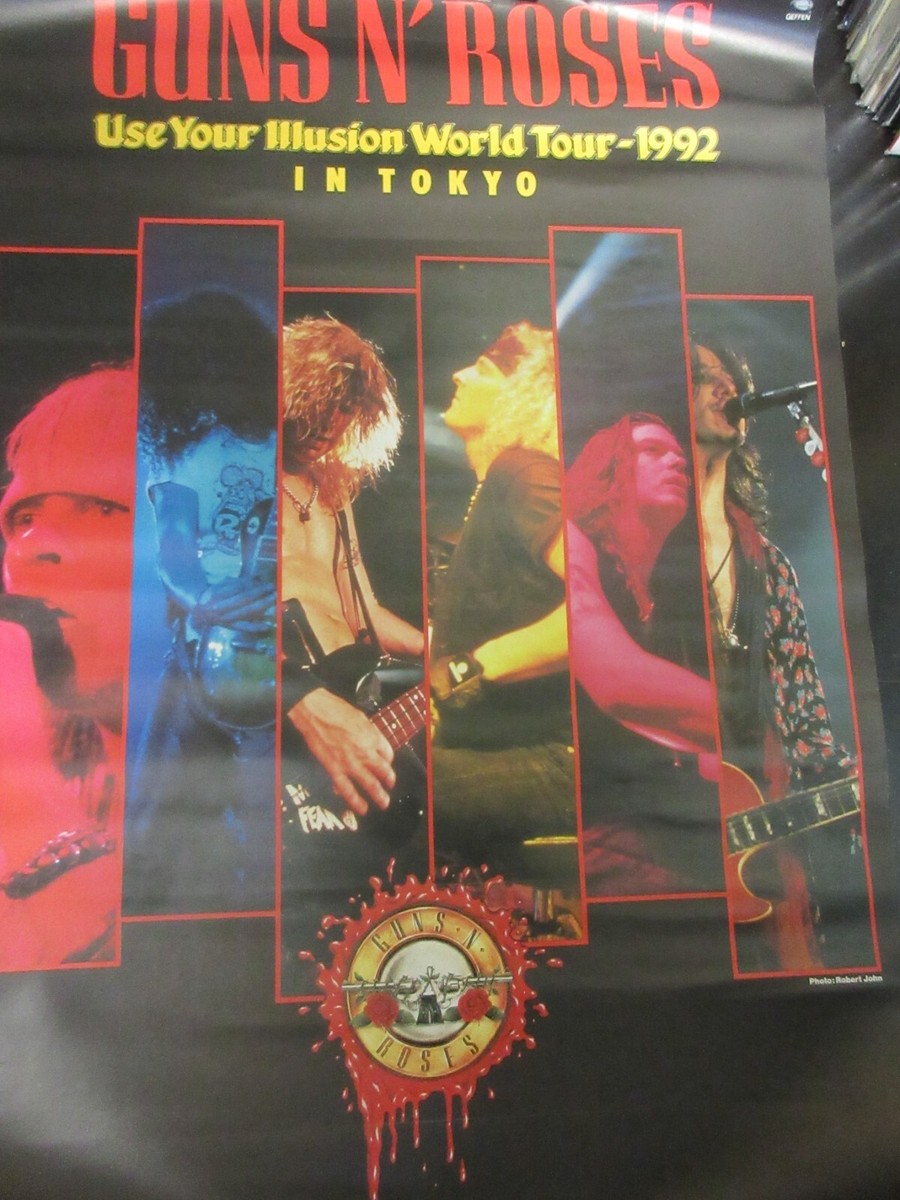 Guns N' Roses Use Your Illusion Tour in Tokyo Japan Promo Guns N' Roses Use Your Illusion Tour in Tokyo Japan Promo