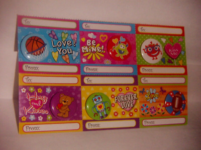 Valentine  Any occasions Giveaways  Love Buttons  Pinbacks  Lot of 6