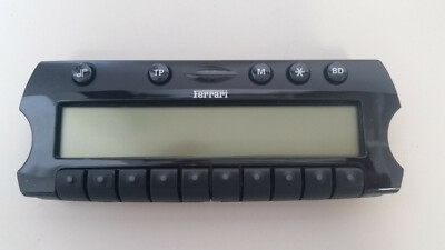 Ferrari operating part Becker handset CCR1 CSD 4377 front plate display color green