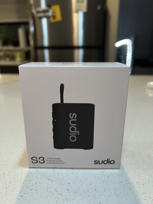 Sudio S3 Portable Bluetooth Speaker - BRAND NEW IN BOX