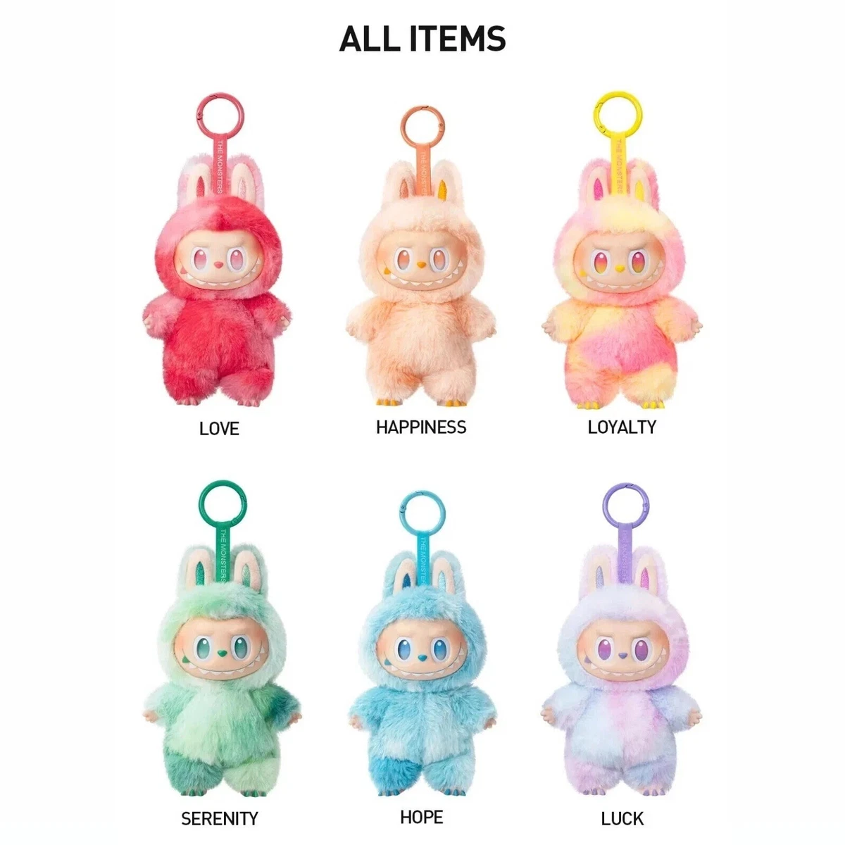 THE MONSTERS Big into Energy Series-Vinyl Plush Pendant | eBay