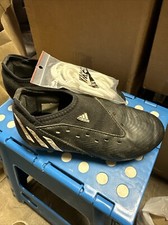 Adidas Predator Edge 3 Soccer Cleats, Black, Boys Girls Youth, Size 1: GW2360