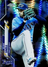 2020 TOPPS CHROME PRISM REFRACTOR #68 BLAKE SNELL TAMPA BAY RAYS