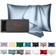 100 Mulberry Silk Pillowcase For Hair And Skin Made In Usa Real 22 Momme Silk P