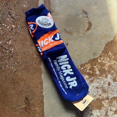 Vintage Nickelodeon Nick Jr Walkabouts Socks Y2K Deadstock Made In USA Promo