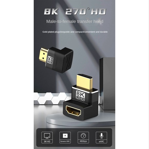 8K -Kompatibler 270-Grad-Winkeladapter -Kompatibler Winkelstecker Von Steck2924 - Bild 8 von 9