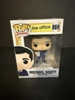 FUNKO POP ! MICHAEL SCOTT 869 THE OFFICE POP TELEVISION BOX NOT MINT R01
