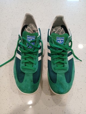 adidas Originals Men's SL 72 RS Shoes in Green and White Sz 12.5