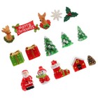 15 Stück Creative Desktop Ornament Weihnachtsharzschmuck Harz Handwerk