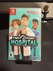 Two Point Hospital Nintendo Switch CIB Complete in Box Mint Condition