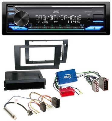 JVC Bluetooth DAB USB MP3 Autoradio für Audi A4 B6 B7 01-08 Symphony Aktivsystem