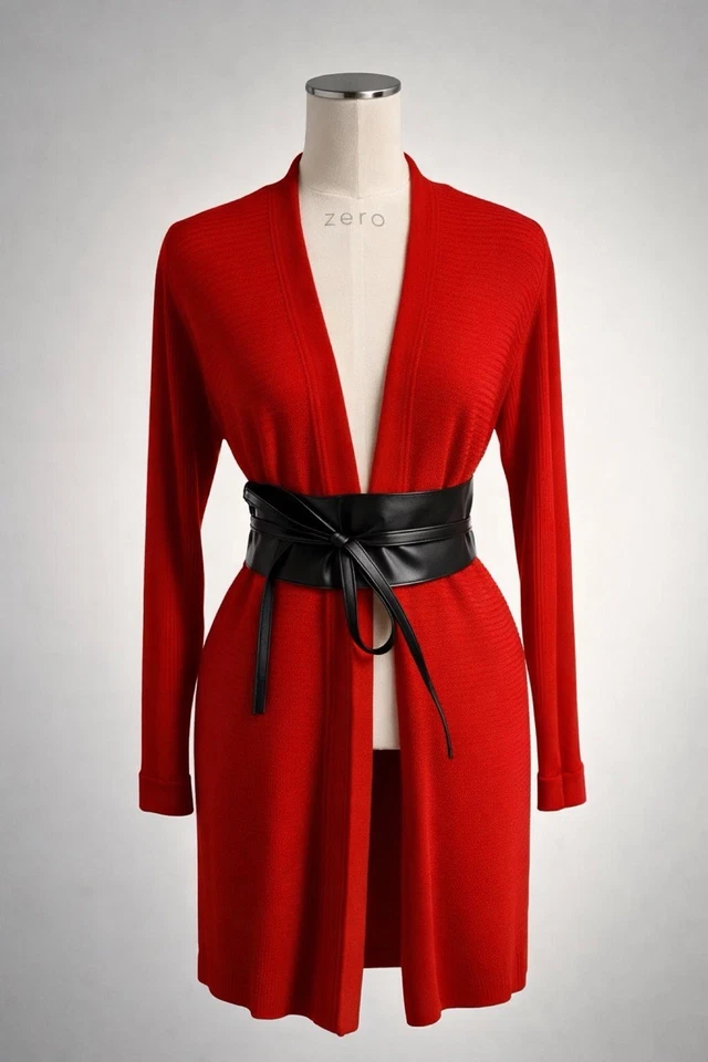 Damen-Cardigan, Gr. 40, rot, neu mit Etikett - Bild 2 von 4