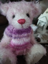 Woerlie Bär Bella Rosa Künstlerbär Künstlerteddy Unikat 