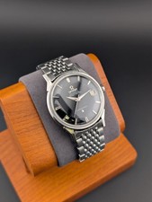 Rare Omega Constellation Pie Pan 168.005 "Dog Leg" Black Dial