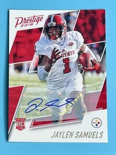 2018 Prestige Jaylen Samuels #233 Rookie Autograph Pittsburgh Steelers 