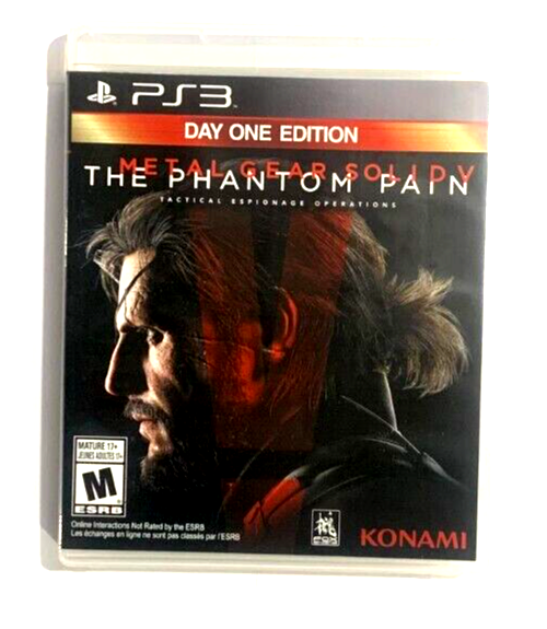 Metal Gear Solid V The Phantom Pain ps3 PlayStation 3 Authentic ...
