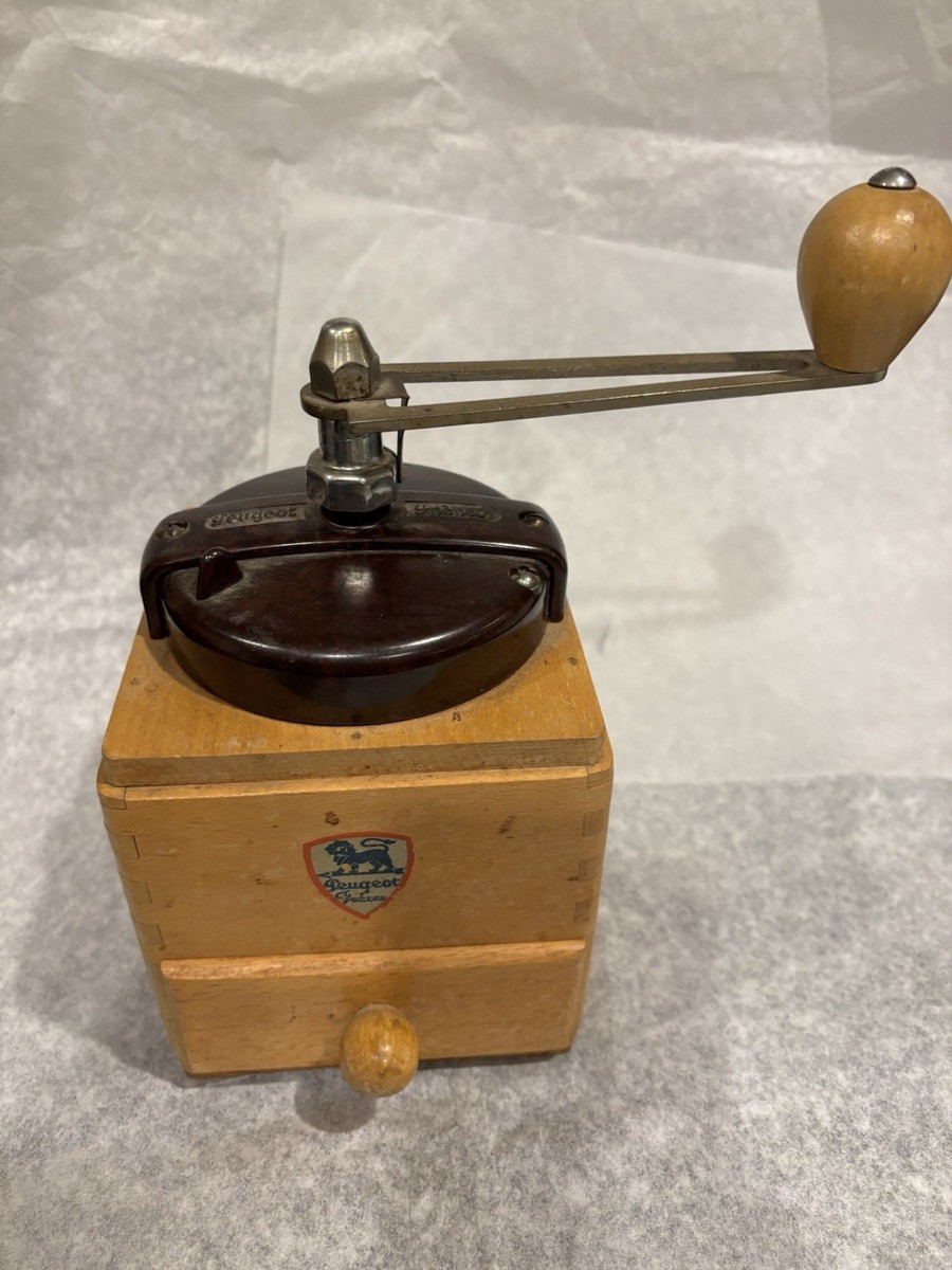 Vintage Peugeot Freres Antique French Hand Crank Coffee Mill