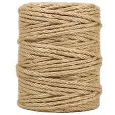 Tenn Well Jute Twine, 164 Feet 4mm Natural Garden Twine Rope for Crafts, Gard...