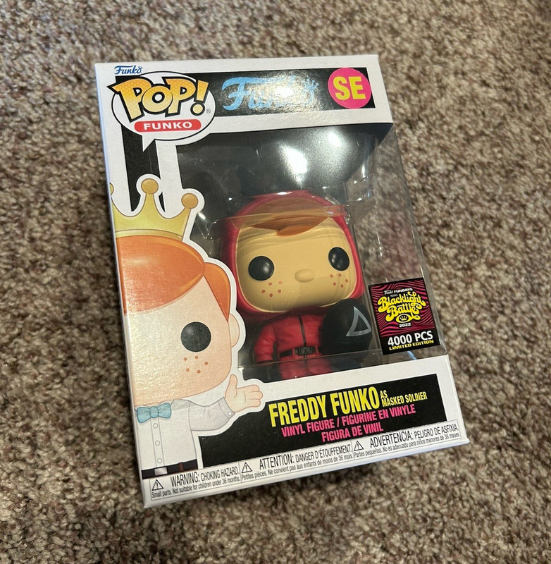 Funko Pop! Vinyl Freddy Funko as Masked Soldier Squid Game Exclusive 4000pc