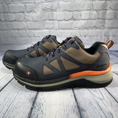 Merrell Fullbench Speed Work Shoes CF Safety Toe Navy  display picture 2