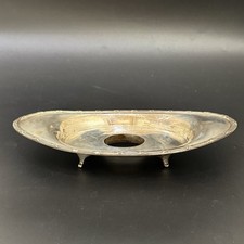 Antique Matthew John Jessop MJJ Lion Passat A Sterling Silver Inkwell Base Stand