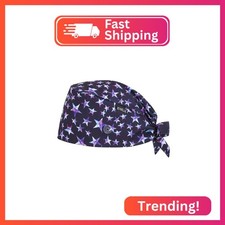 Tovelle Scrub Caps for Men and Women, Classic Surgical Caps with Buttons